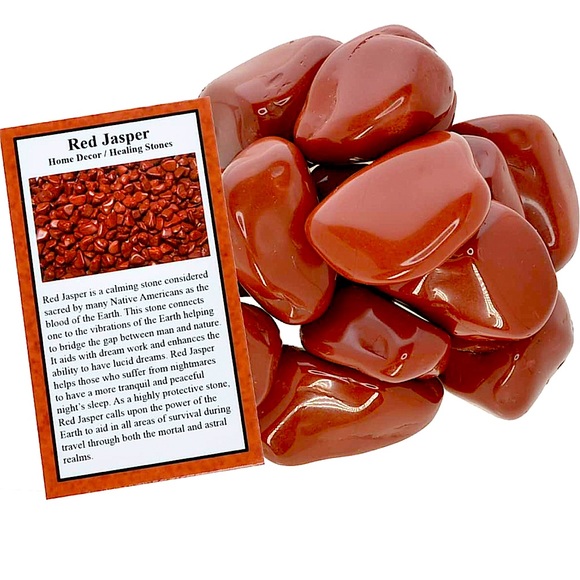 🍒BOGO🍒 Rectangle Red Jasper bits Carved & Polished ♥️ - Picture 15 of 15